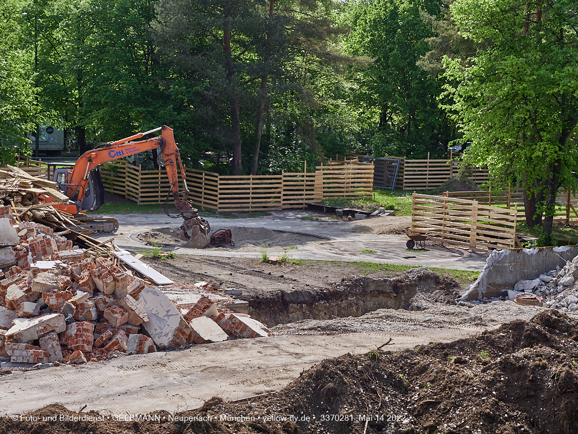 14.05.2022 - Baustelle am Haus für Kinder in Neuperlach